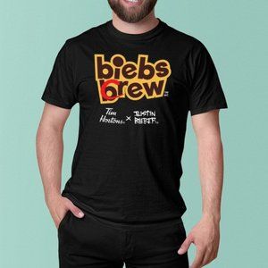 Biebs Brew Crew Shirt Justin Bieber x Tim Horton’s